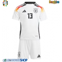 Maglie da calcio Germania Thomas Muller #13 Prima Maglia Bambino Europei 2024 Manica Corta (+ Pantaloni corti)